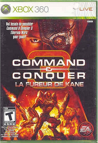 Command And Conquer 3 Kane's Wrath (Francais Seulement) / Xbox 360