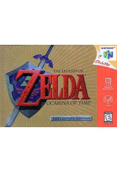 The Legend Of Zelda Ocarina Of Time Collector's Edition Gold/N64