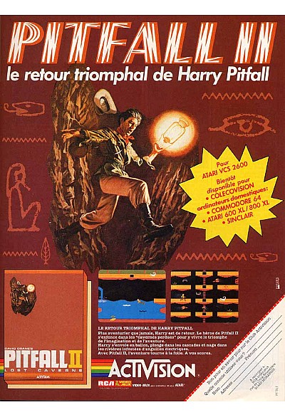 Pitfall II Lost Caverns/Atari 400