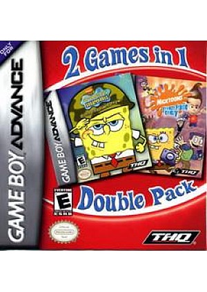 SpongeBob Squarepants Battle for Bikini Bottom & Nicktoons Freeze Frame Frenzy Double Pack/GBA