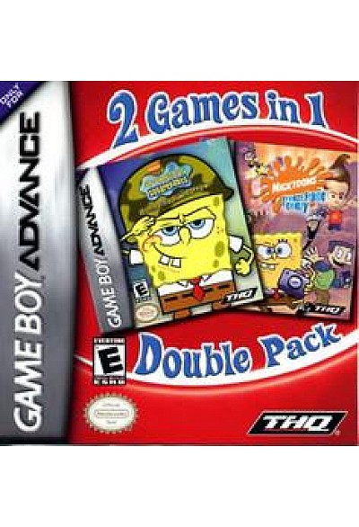 SpongeBob Squarepants Battle for Bikini Bottom & Nicktoons Freeze Frame Frenzy Double Pack/GBA