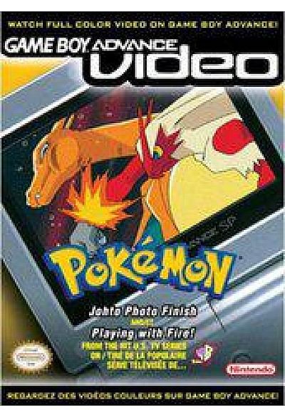 Game Boy Advance Video Pokemon Johto Photo Finish And Playing With Fire/GBA