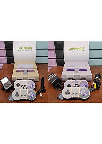 Console SNES / Nintendo Super NES La Planque Set - 1 Manette Officielle + 1 Manette Générique