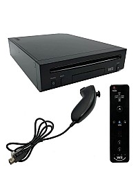 Console Wii Non Retrocompatible GameCube Modèle RVL-101 - Noire