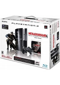 Console PS3 / Playstation 3 Fat 80 GB Retrocompatible PS2 Metal Gear Solid 4 Pack - 4 Ports USB