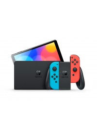 Console Nintendo Switch Oled - Joy-Con Neon Rouge Et Bleu