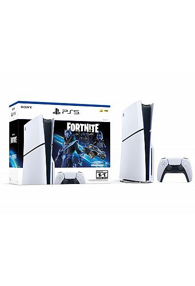 Console PS5 / Playstation 5 Slim 1 TB Fortnite Cobalt Star Bundle