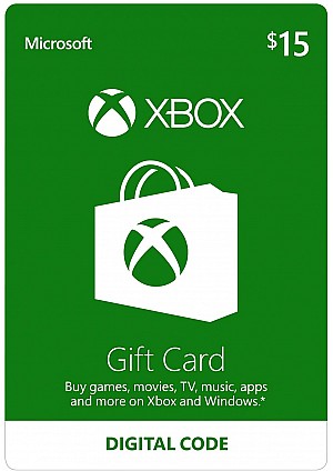 Carte Cadeau Xbox Live 15$ (Microsoft Store)