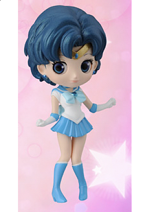 Figurine Q Posket Petit Vol.1 Sailor Moon Par Banpresto - Sailor Mercury 7 CM