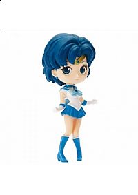 Figurine Q Posket Petit Vol.1 Sailor Moon Par Banpresto - Sailor Mercury 7 CM