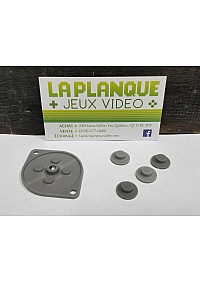 Kit Boutons En Caoutchouc Pour Manette Complète Sega Genesis 3 Boutons