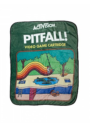 Jeté en Molleton Activision Par Bioworld - Pitfall Videogame Cartridge Cover