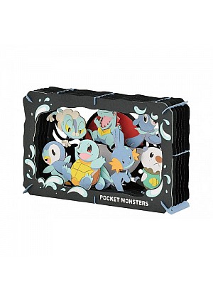 Kit Bricolage Paper Theater Pokemon Par Ensky - Starters Eau