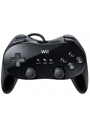 Manette Wii Classique / Classic Controller Pro Pour Wii / Wii U Officielle Nintendo - Noire