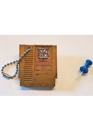 Porte-Clé Mini-Cartouche de NES Par Chinook Crafts - The Legend of Zelda