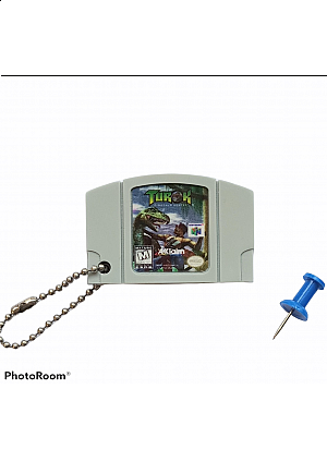 Porte-Clé Mini-Cartouche de N64 Par Chinook Crafts - Turok