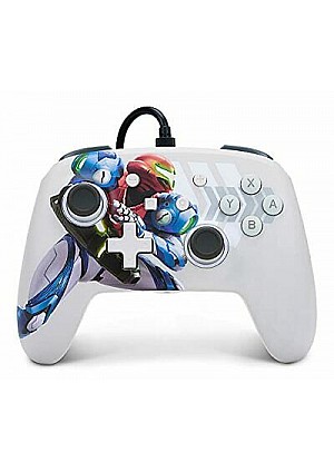 Manette Enhanced Controller Avec Fil Pour Nintendo Switch Par PowerA - Metroid Dread