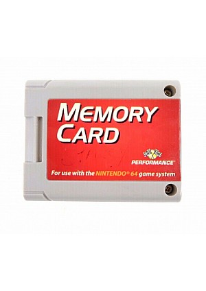 Carte Mémoire / Controller Pak (Pack) Pour Nintendo 64 / N64 Par Performance