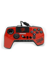 Manette Fight Pad PRO Avec Fil Edition Street Fighter V Pour PS3 / PS4 / Par Mad Catz - Rouge