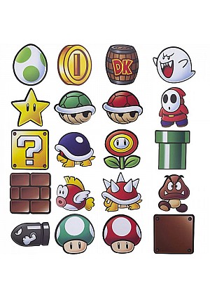 Sous-Verres Super Mario Fun Facts Par Paladone - Paquet De 20 