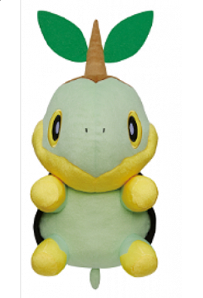 Toutou Pokemon Par Banpresto - Turtwig Assis 20 CM