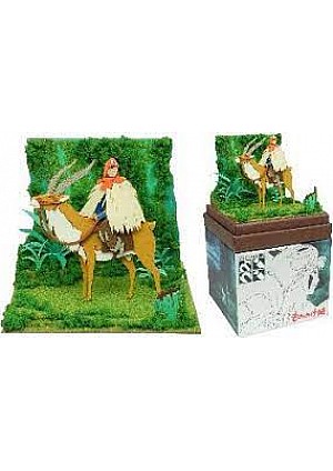 Mini Paper-Kit Miniatuart #137 Par Sankei - Ghibli Princesse Mononoke Ashitaka's Departure