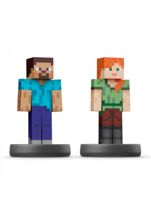 Figurine Amiibo Super Smash Bros - Steve & Alex