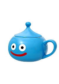 Bol À Soupe Avec Couvercle Dragon Quest Par Square Enix - Slime Bleue