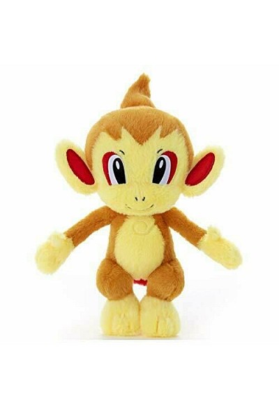 Toutou Pokemon I Choose You! Pokemon Get Plush Par Takara Tomy - Chimchar 22 CM