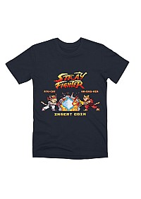 T-Shirt Threadless - Stray Fighter (Marine)