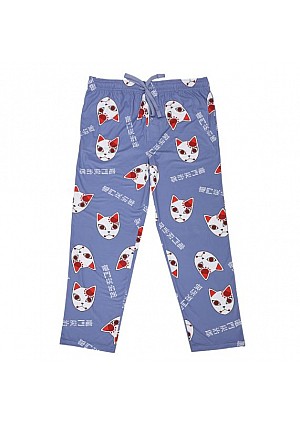 Pantalon Pyjama Demon Slayer Par Bioworld - Masque Tanjiro Fox