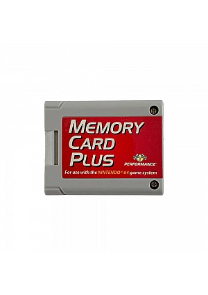 Carte Mémoire / Controller Pak (Pack) Pour Nintendo 64 / N64 Par Performance - Memory Card Plus