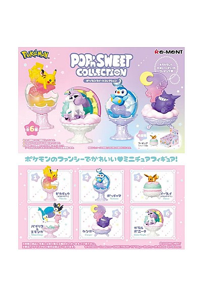 Boîte Mystère Pokemon Pop'n'Sweet Collection Par Re-Ment - Un Item Au Hasard