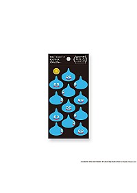 Autocollants Dragon Quest Bungu Decoration Seal King Size Dot Slime Par Square Enix - Slimes Bleues