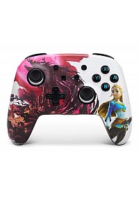 Manette Enhanced Controller Sans Fil Pour Nintendo Switch Par PowerA - Zelda Blood Moon Ganon