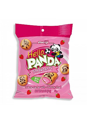 Biscuits Hello Panda Par Meiji - Fraise (62G)