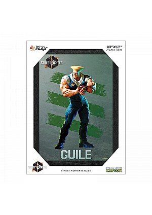 Cadre Lenticulaire 3D Plax Street Fighter 6 Par Pixel Frames - Guile 25 x 30 CM