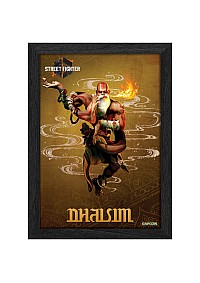 Cadre Lenticulaire 3D Plax Street Fighter 6 Par Pixel Frames - Dhalsim 25 x 30 CM