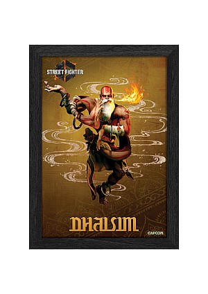 Cadre Lenticulaire 3D Plax Street Fighter 6 Par Pixel Frames - Dhalsim 25 x 30 CM