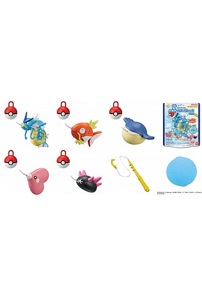 Bombe De Bain Bikkura Tamago Pokemon Fishing In The Bath Vol. 2 Par Bandai - Un Item Au Hasard