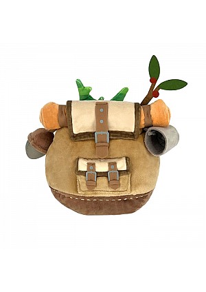 Toutou The Legend Of Zelda Par Sanei -  Brown Backpack Traveling Korok 16 CM