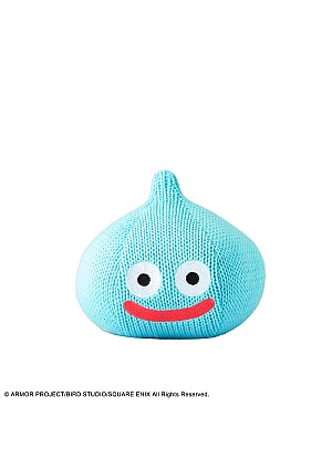 Toutou Amigurumi Empilable Dragon Quest Par Square Enix - Blue Slime 14 CM