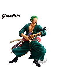 Figurine Grandista One Piece Par Banpresto - Roronoa Zorro 22 CM