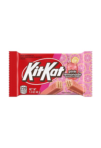 Tablette de Chocolat Kit Kat Par Hershey - Saveur Limonade Rose (42g)