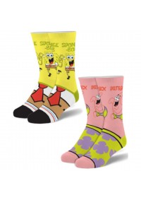 Ensemble De 2 Paires De Chaussettes Par Odd Sox - SpongeBob Squarepants