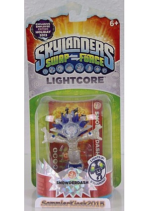 Figurine Skylanders Swap Force - Lightcore Snowderdash Employee Edition Holiday 2013