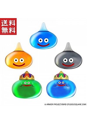 Ensemble De 5 Aimants Dragon Quest Par Square Enix - Slimes Kit