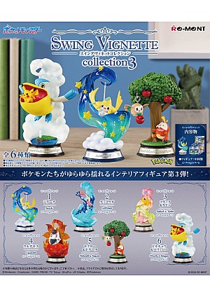 Boîte Mystère Pokemon Swing Vignette Collection 3 Par Re-Ment - Un Item Au Hasard