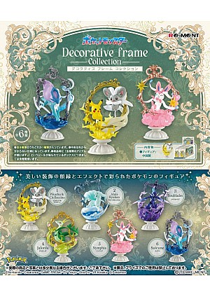 Boîte Mystère Pokemon Decorative Frame Collection Par Re-Ment - Une Item Au Hasard