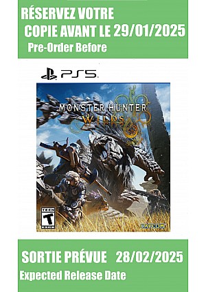 *Précommande* Monster Hunter Wilds / PS5